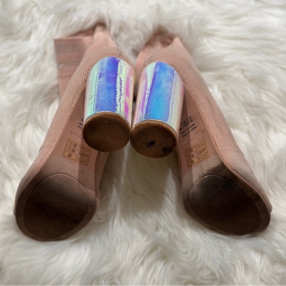 Wedged Heels with Halographic Heels (size 6) - Picture 5 of 9